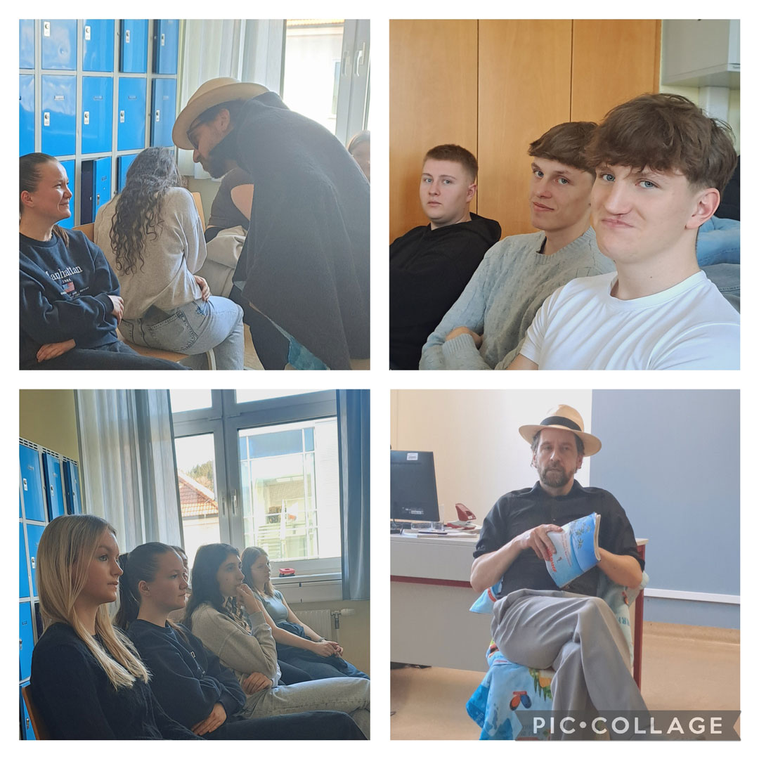 classroom theater performance collage