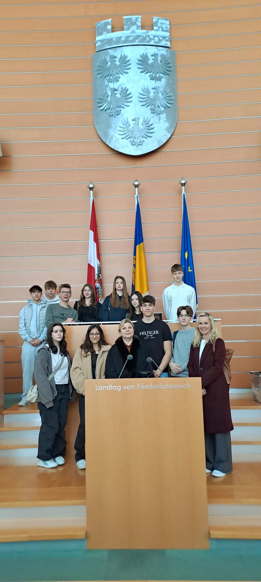 Visit to state parliament building