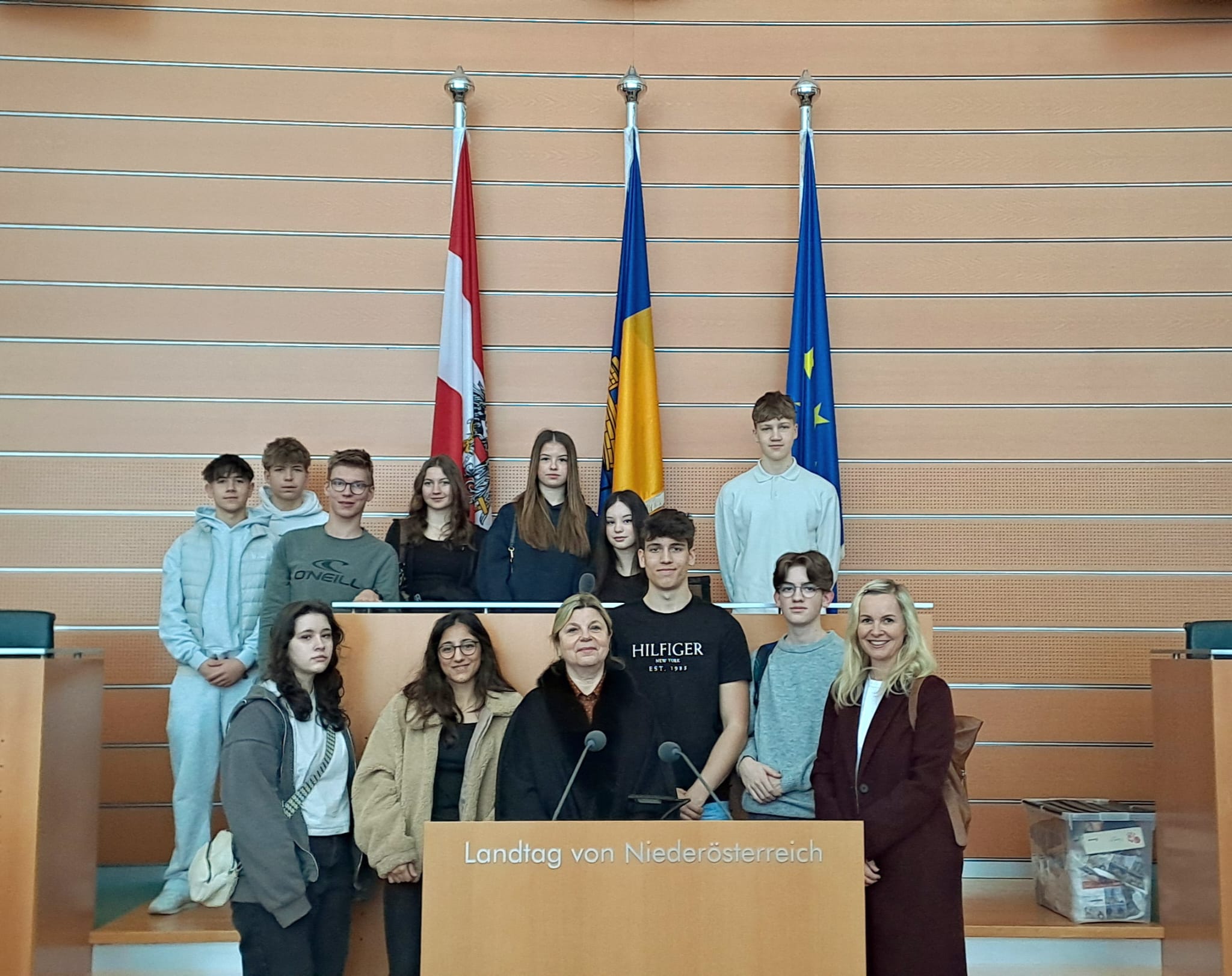 Visit to state parliament building
