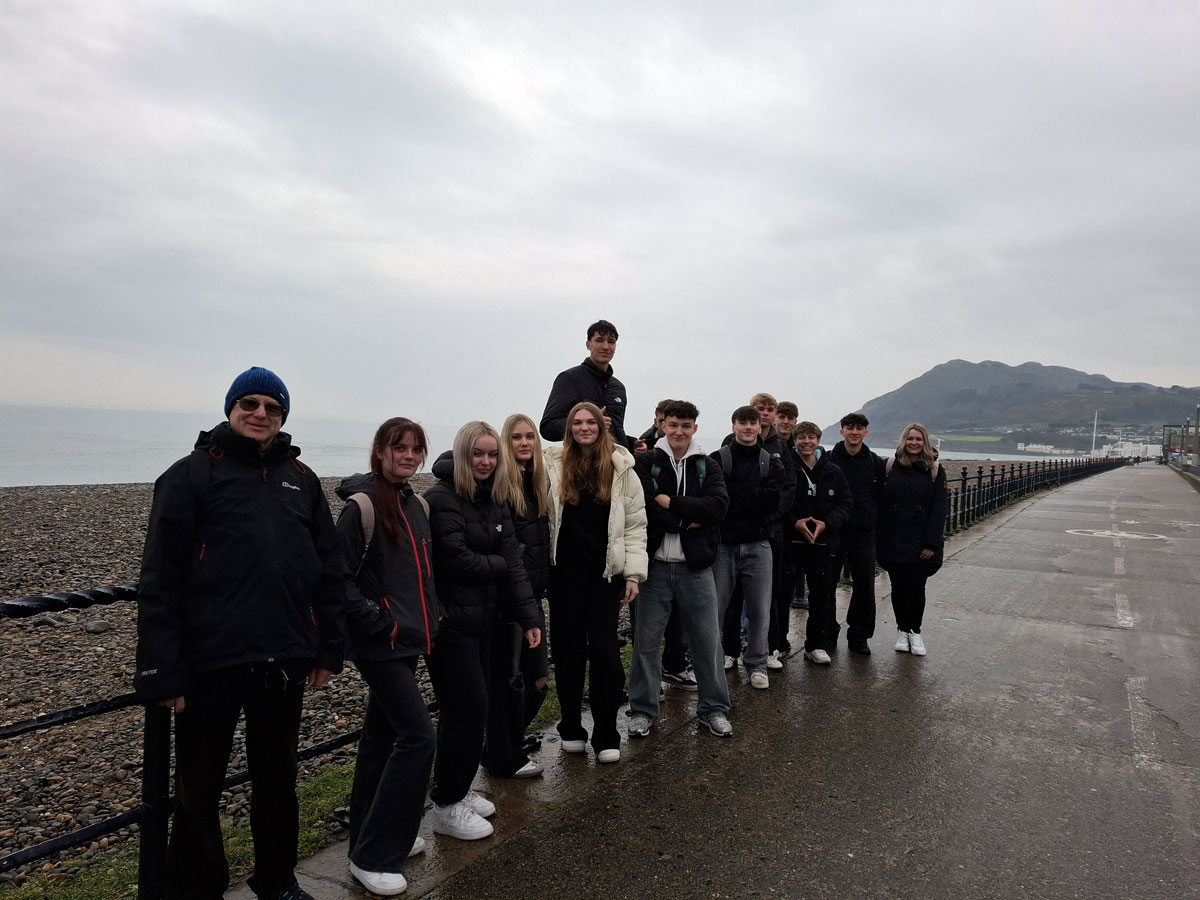 Group at Bray beach promenade