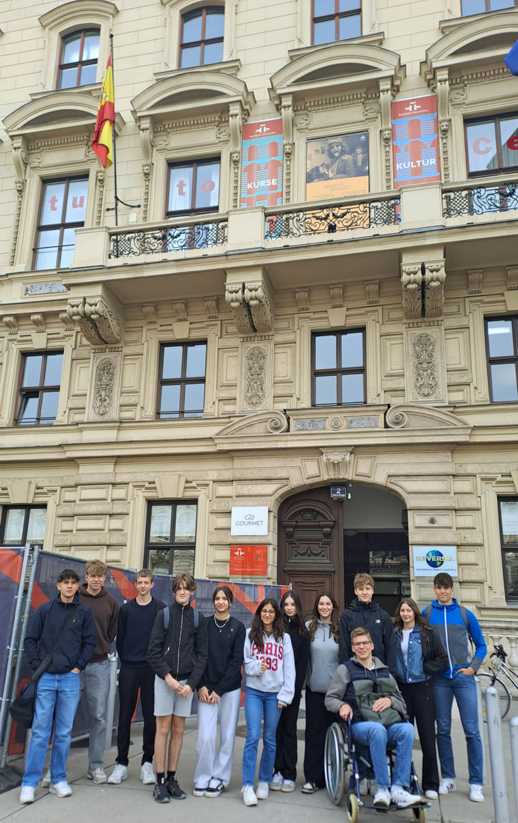 Students with Instituto Cervantes in Vienna