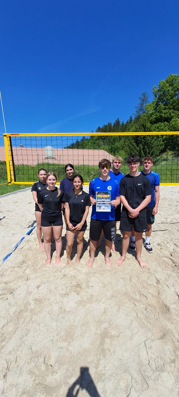 Volleyball tournament participants
