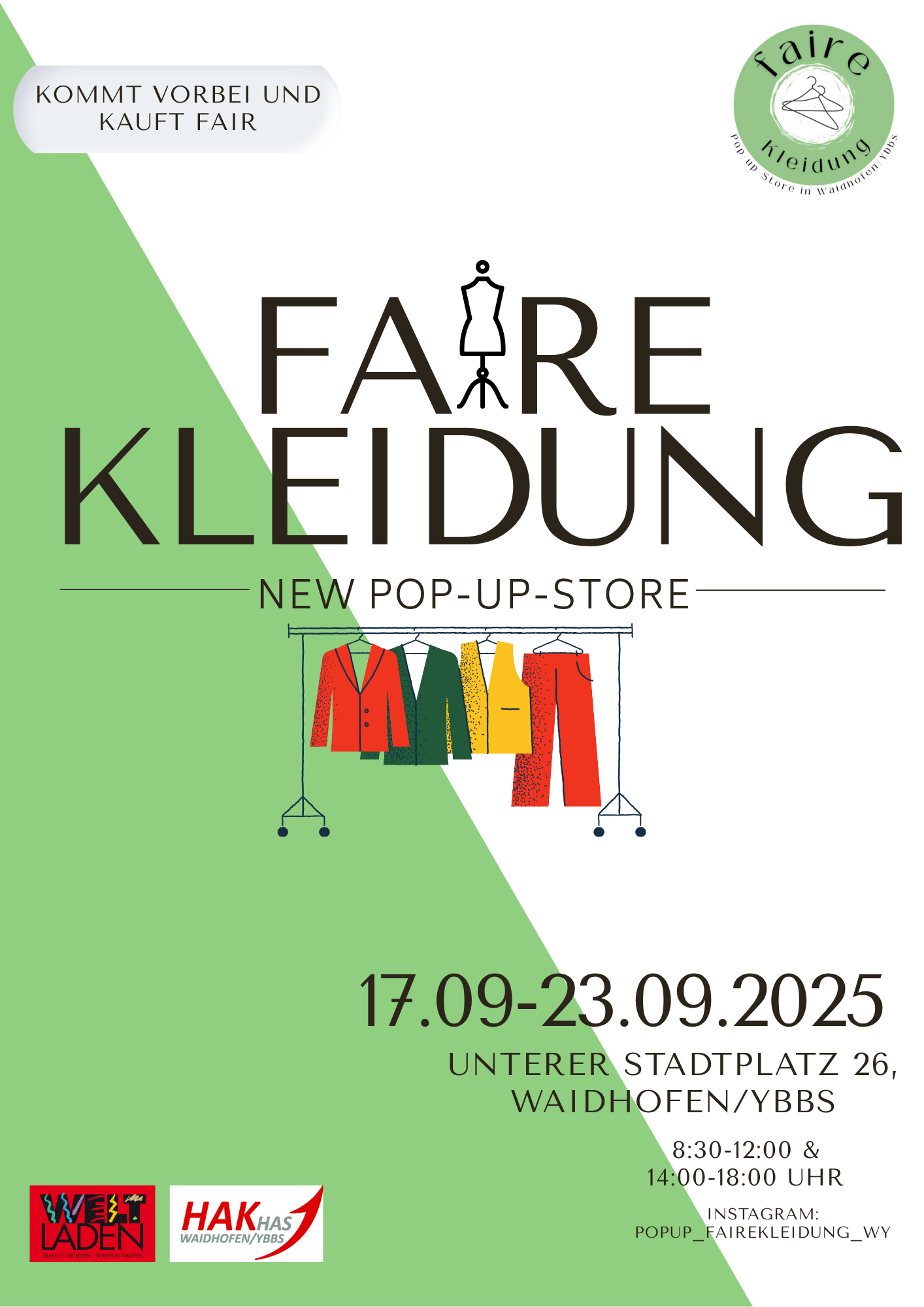 Pop-Up-Store Flyer and Poster