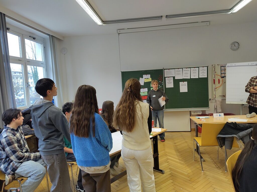 Democracy game roleplay activity